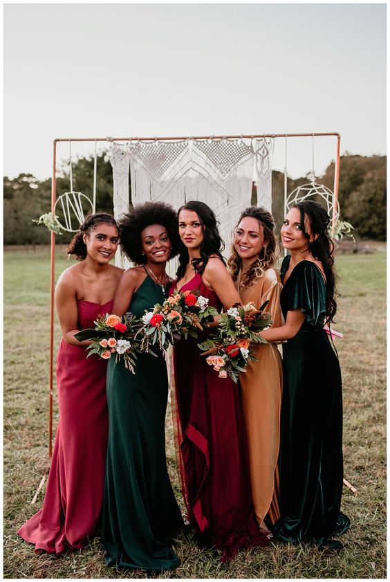 Mismatched Burgundy Sequin Bridesmaid Dresses, Lovely Bridesmaid Dresses Mismatched Burgundy Sequin Bridesmaid Dresses, Lovely Bridesmaid Dresses