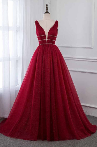 open lace back dress Elegant Baby Girls Red Patterned Long Sleeve Beaded Mesh Puffy Prince   marryshe