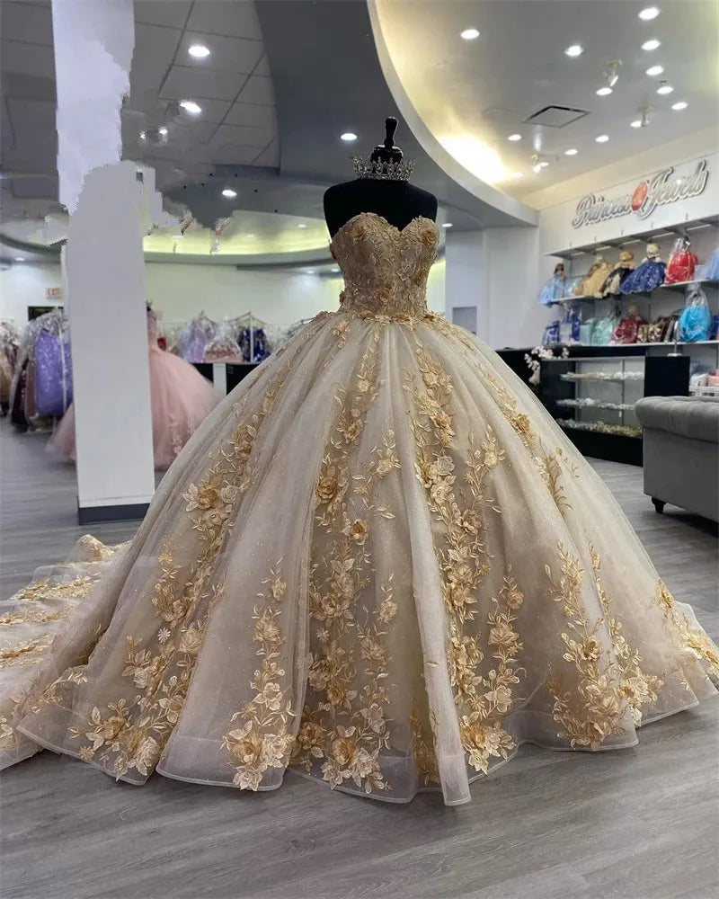 Gold Quinceanera Dresses  MyChicDress