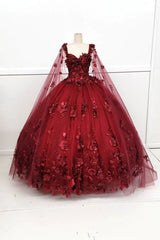 2024 New Quinceanera Dress Burgundy Cheap Plus Size Sweet 15 16 Dress