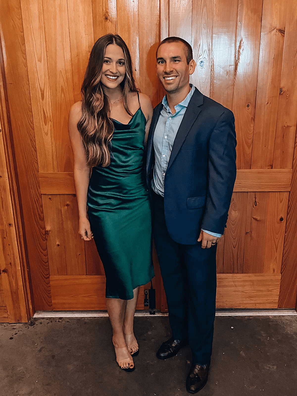 Hot Emerald Green Satin Midi Black Tie Wedding Guest Dresses Fall US14 / Custom Color Hot Emerald Green Satin Midi Black Tie Wedding Guest Dresses Fall US14 / Custom Color