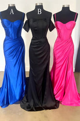 Long Mermaid Formal Dress Sweetheart Prom Dress Spaghetti Straps - MyChicDress