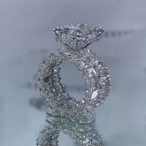 Cheap 925 Sterling Silver Engagement Ring Set