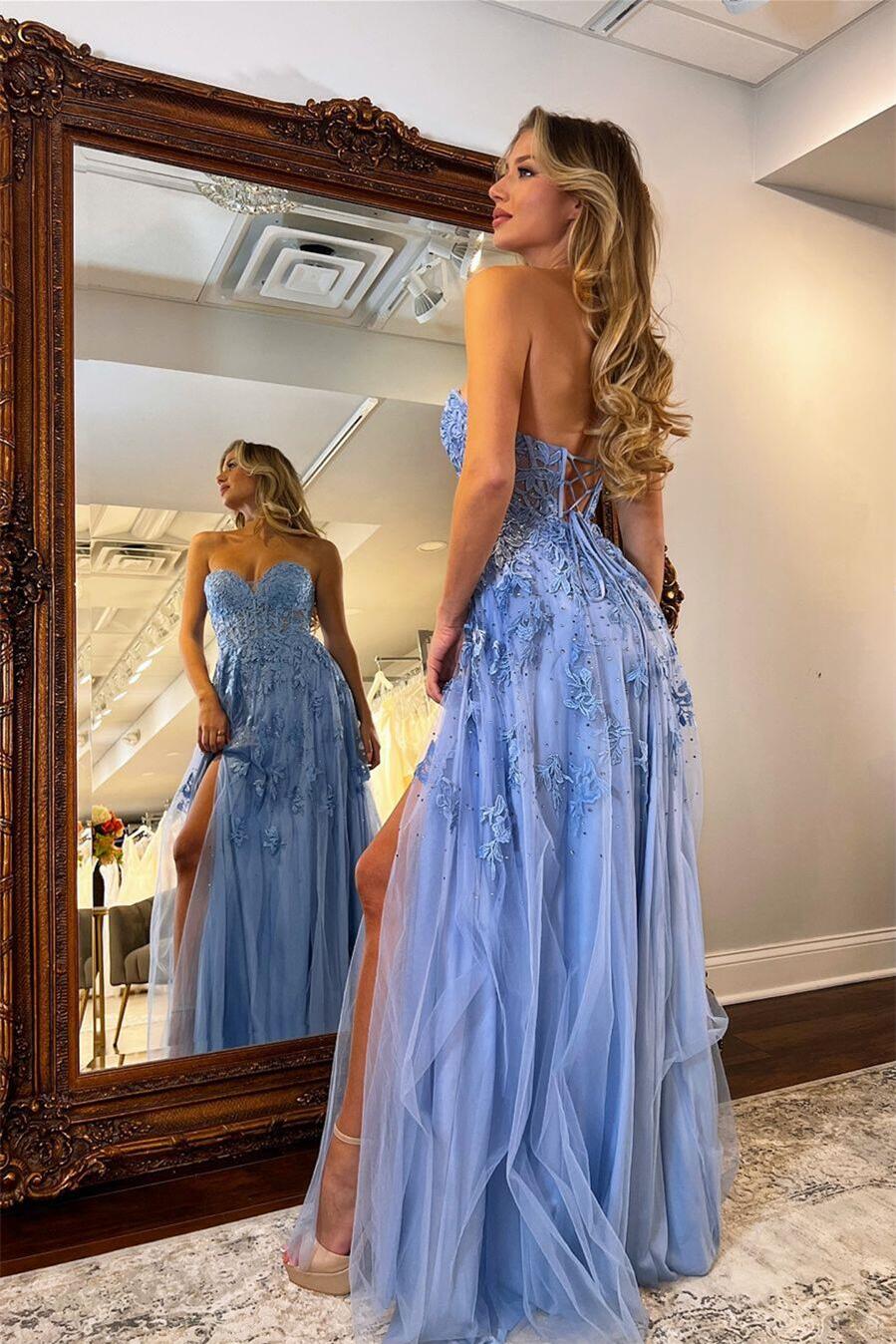 periwinkle floor length dress Nalla Maxi Dress