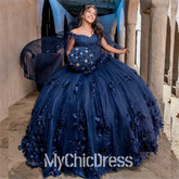 Princess Quinceanera Dress Navy Blue Near me