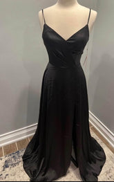 Simple Black Wedding Guest Dresses Sheath Fall Semi Formal Wear