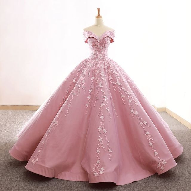 Ball Gown Pink Quinceanera Dresses Sweet 16 Dresses Lace Up