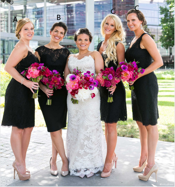 short multiway bridesmaid dress Poly USA