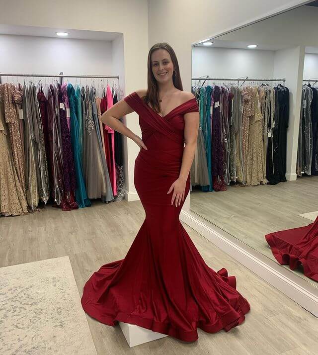 cheap maroon homecoming dresses Two Piece Beaded Maroon Homecoming Dresses Lace Burgundy Hoco Dress ARD1778