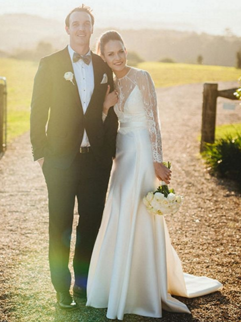 Hot Long Sleeves Lace Mermaid Boho Wedding Dresses 2025 US14 / Custom Color Hot Long Sleeves Lace Mermaid Boho Wedding Dresses 2025 US14 / Custom Color