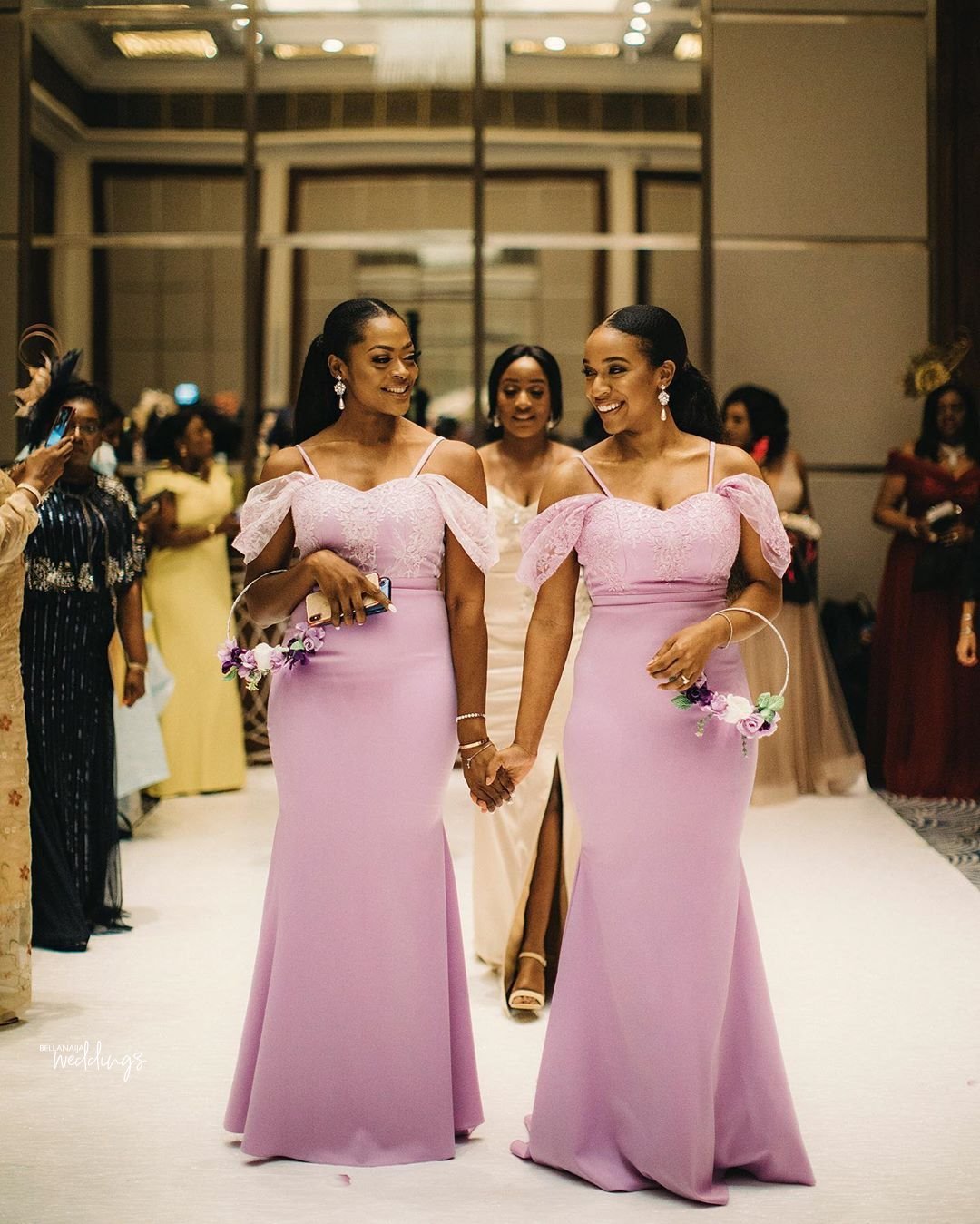 light pink mermaid bridesmaid dresses Plunge Neck Light Pink Mermaid Satin Long Prom Dress Pink / 2