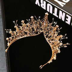 Crystal Bridal Tiara for Wedding Shiny Quinceanera Crowns