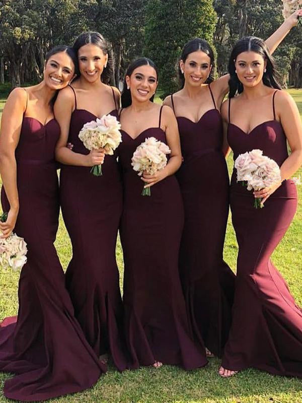 Sexy Backless Sleeveless Wine Mermaid Bridesmaid Dresses US14 / Same as Picture Sexy Backless Sleeveless Wine Mermaid Bridesmaid Dresses US14 / Same as Picture