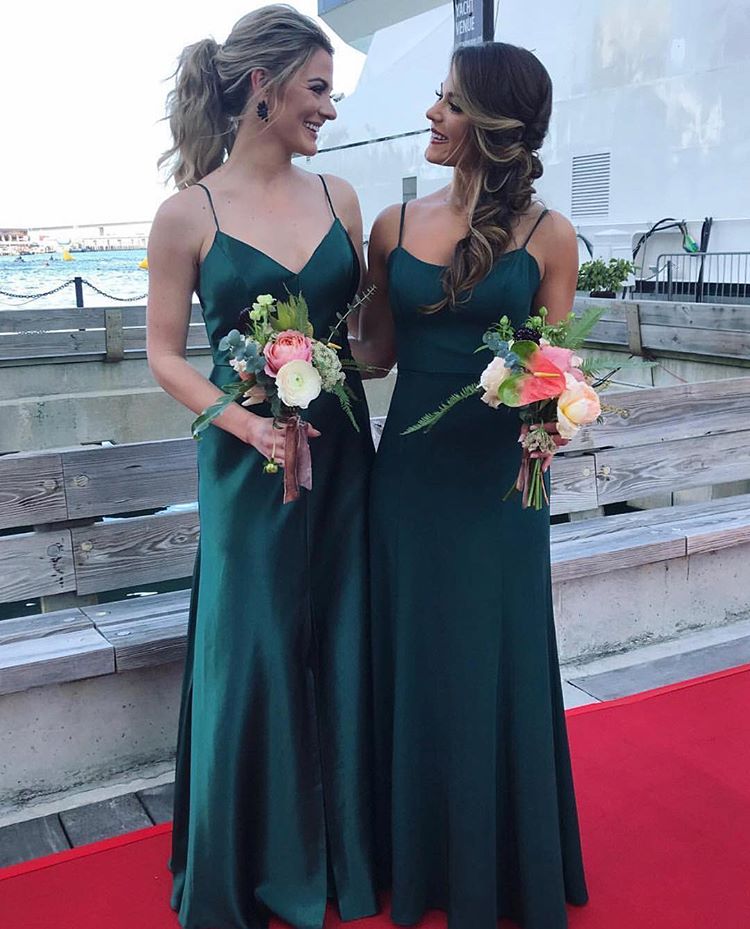Long Green Bridesmaid Dresses Long Green Bridesmaid Dresses Hunter