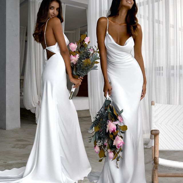 Sexy Sleeveless Mermaid White Prom Dresses Long Maxi Dress Sexy Sleeveless Mermaid White Prom Dresses Long Maxi Dress