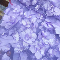 3D Flowers Tulle Sweetheart Ball Gown 2024 Quinceanera Dresses Purple With Cape