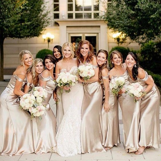 Champagne Bridesmaid Dresses For Modern Wedding MyChicDress Champagne Bridesmaid Dresses For Modern Wedding MyChicDress
