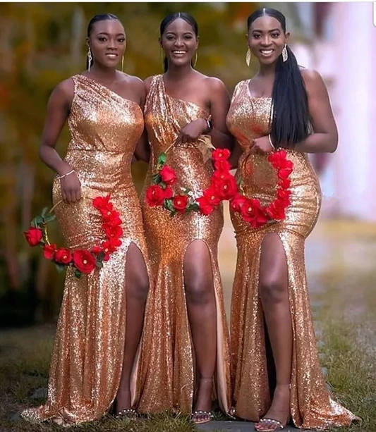 Shine In 6 Cheap Gold Bridesmaid Dresses