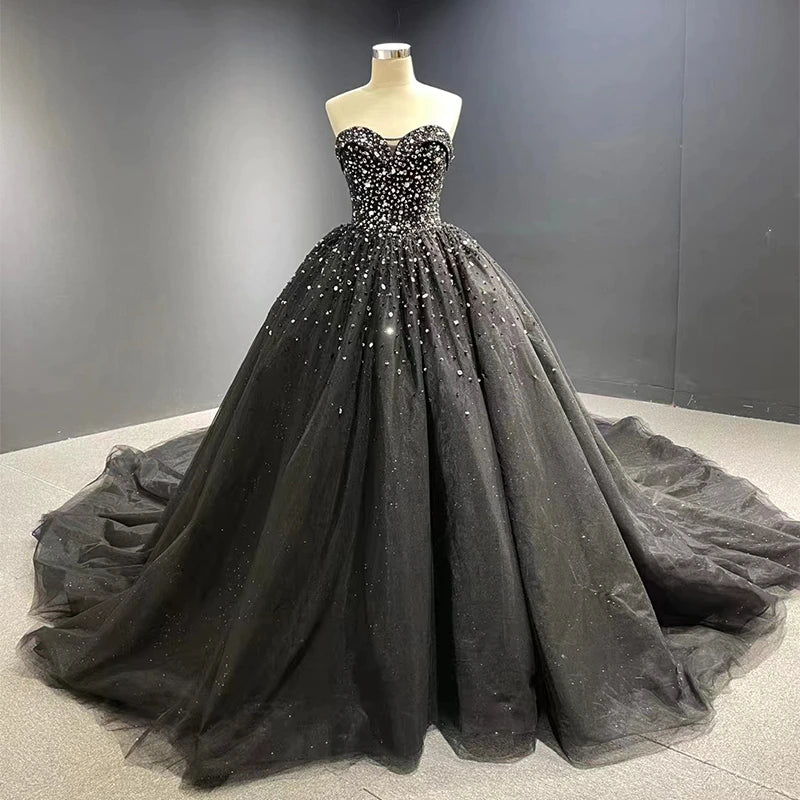 Black Wedding Dresses For A Beautiful and Bold Bride – MyChicDress