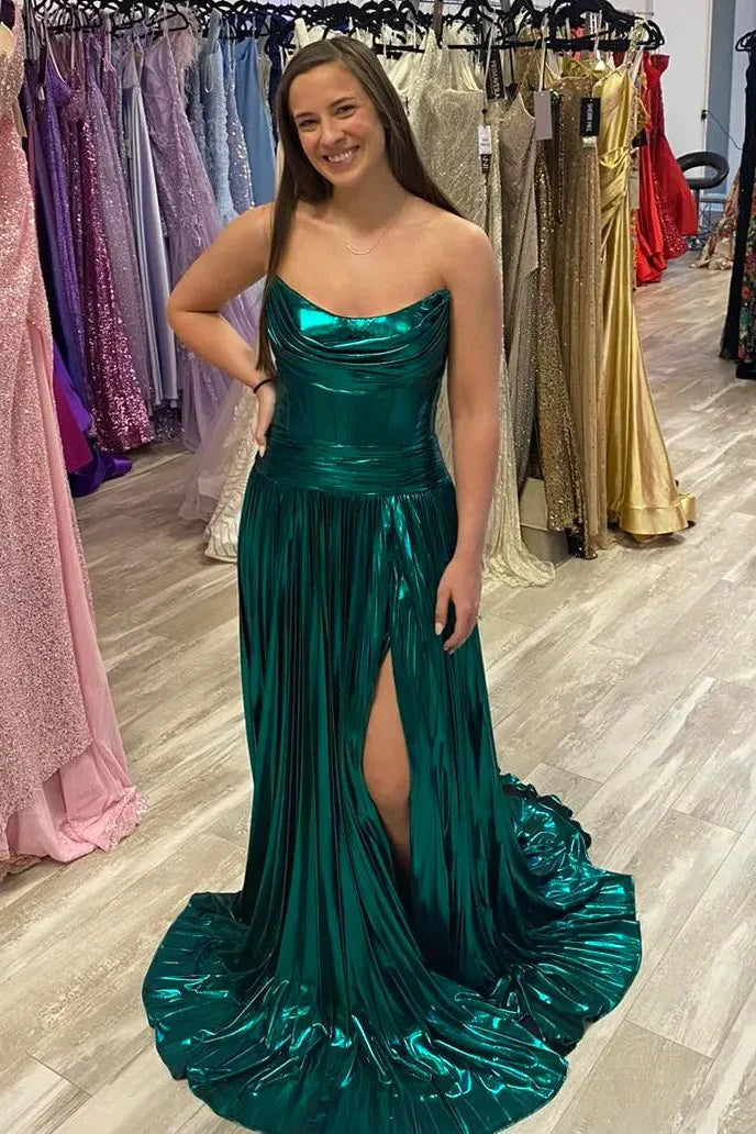 Emerald Green Mermaid Prom Dresses