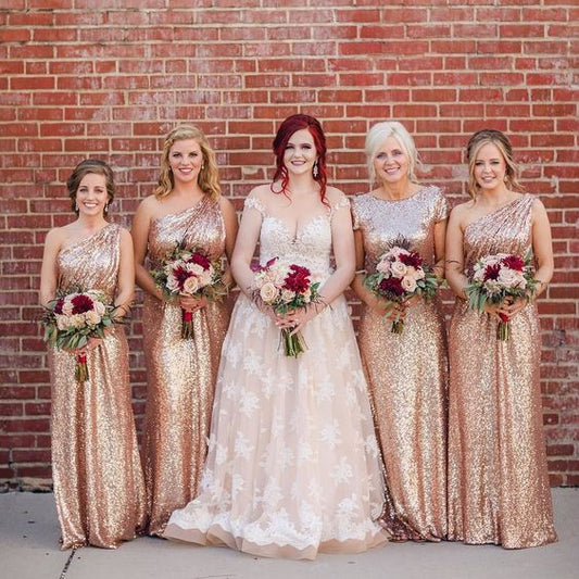 2022 Cheap Sequin Bridesmaid Dresses For A Luxe Wedding