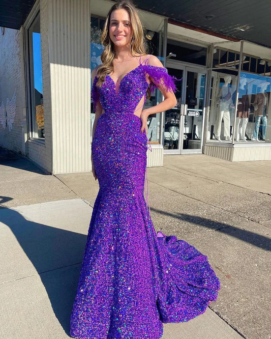 2023 purple Prom Dresses Trends UK