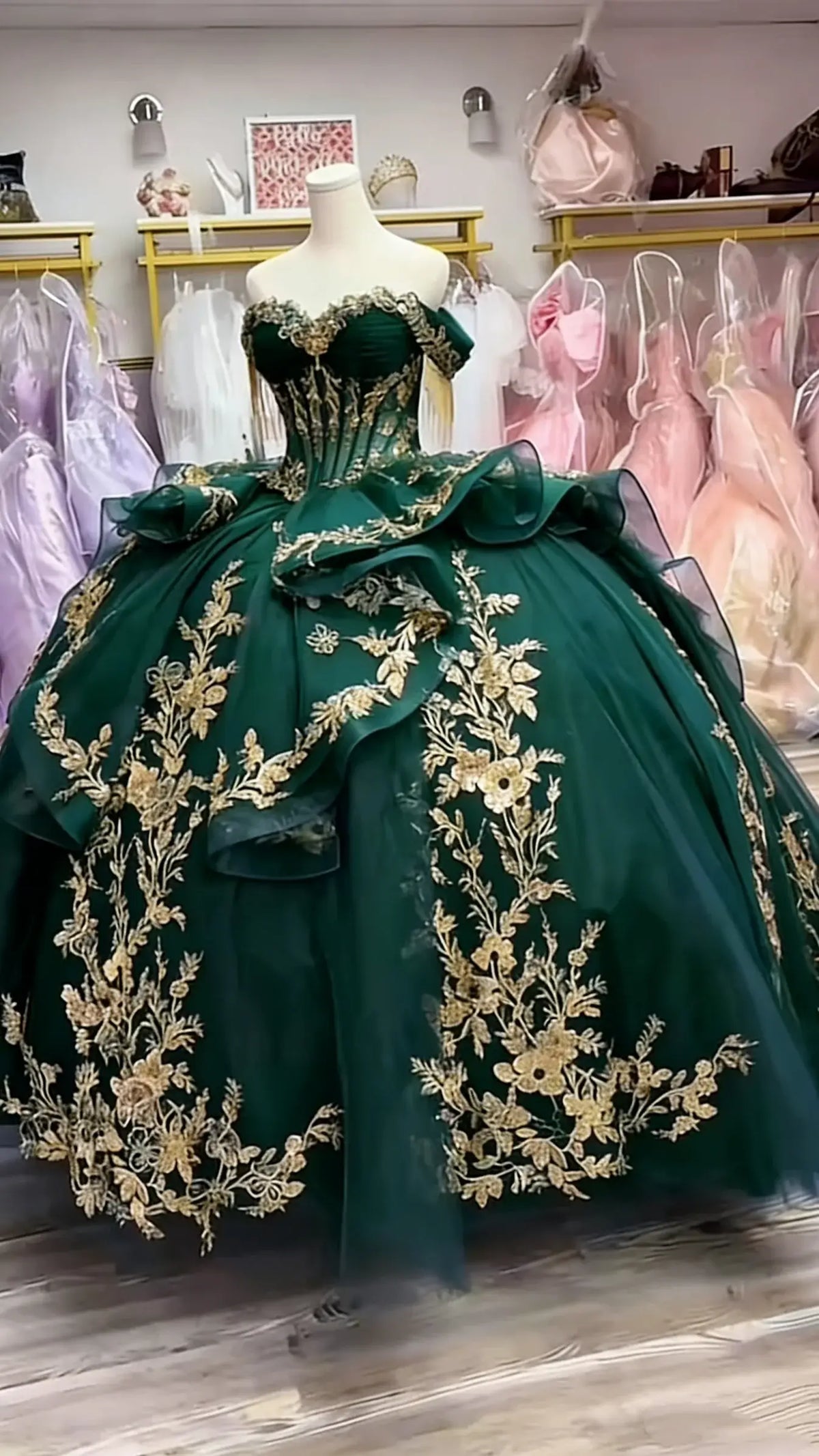 Gold Quinceanera Dresses That Look Straight Out of a Fairytale