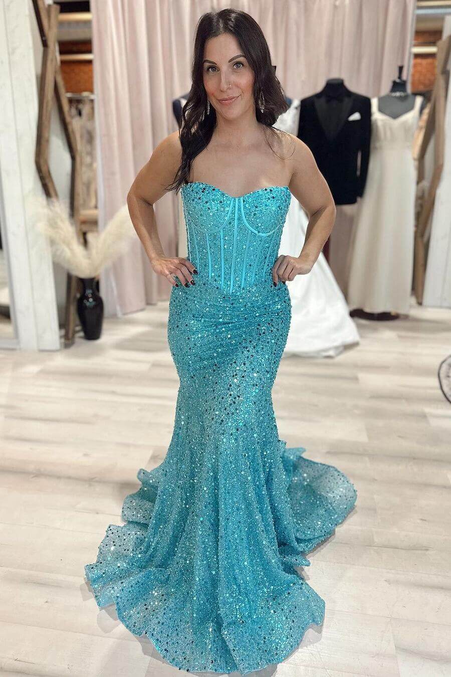 Get the Glam Girl Energy with Sparkly Prom Dresses