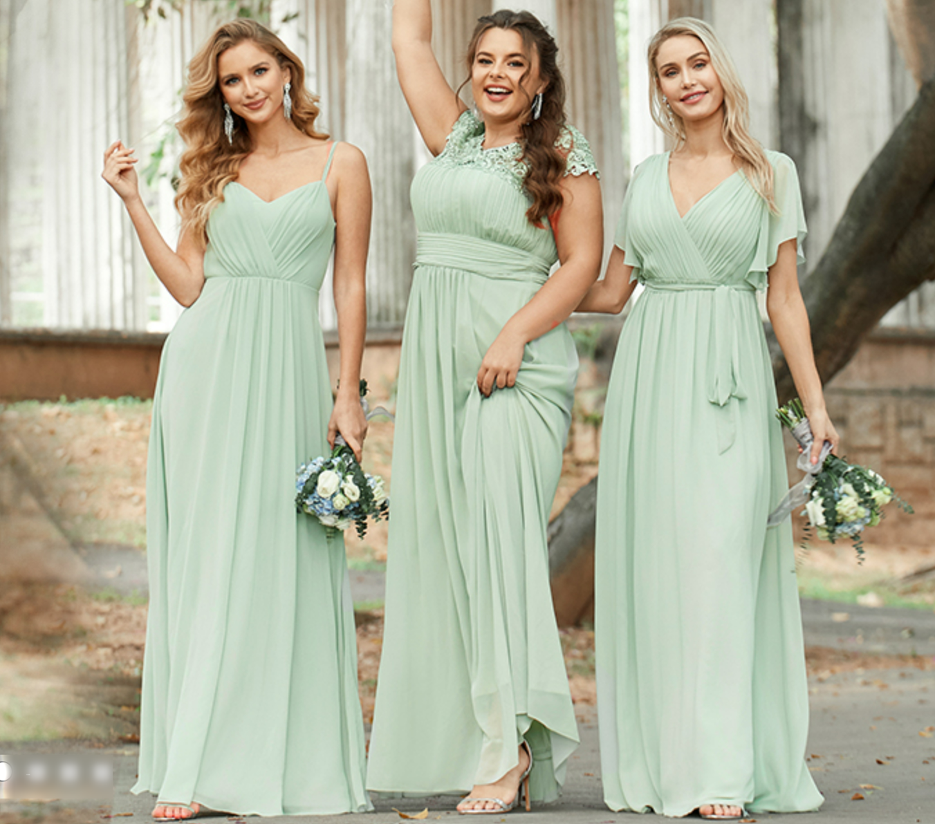 Satin Sage Green Bridesmaid Dresses You Will Love In 2025 - MyChicDress