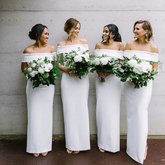 Top 10 White Bridesmaid Dresses Trend