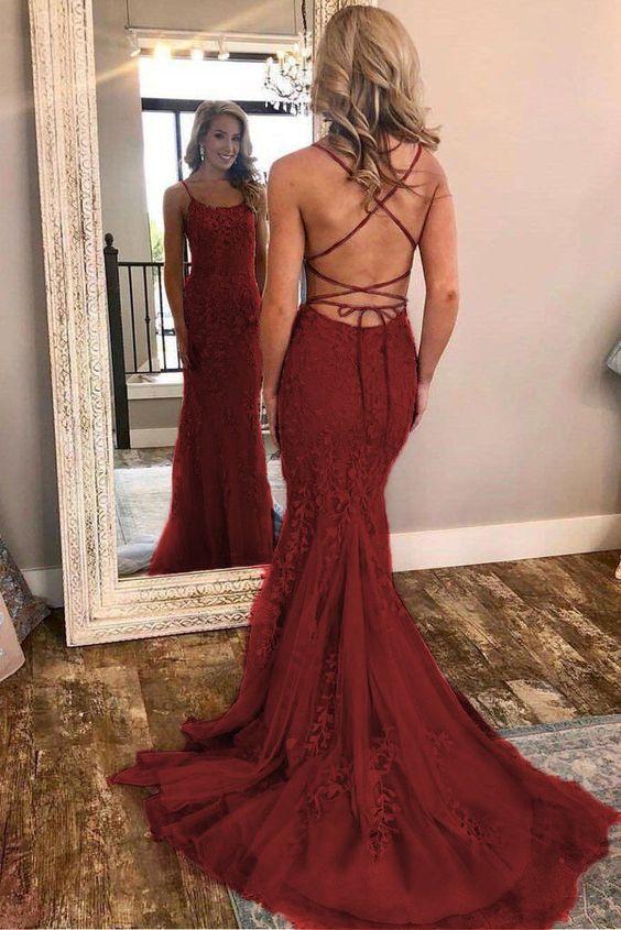 Burgundy Prom Dresses - MyChicDress