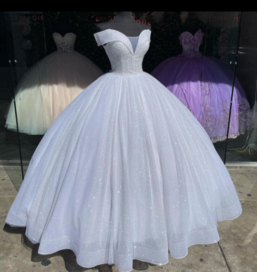 White Quinceanera Dresses