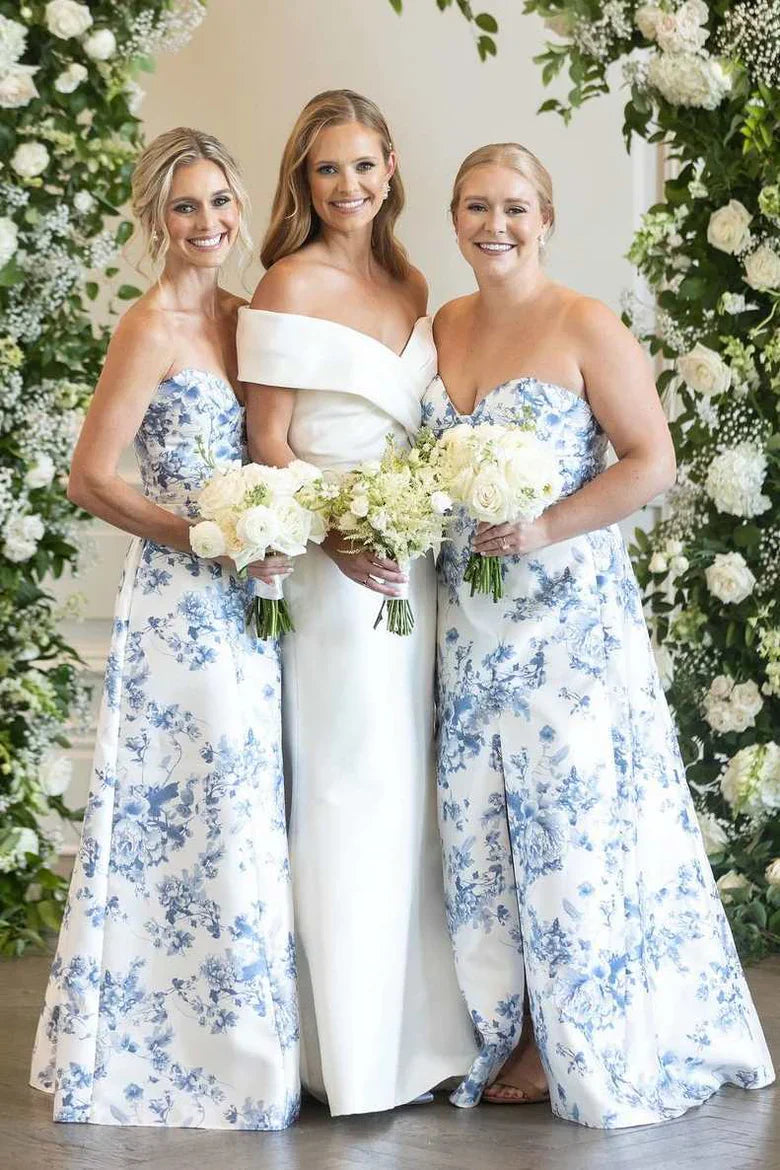Floral Bridesmaid Dresses