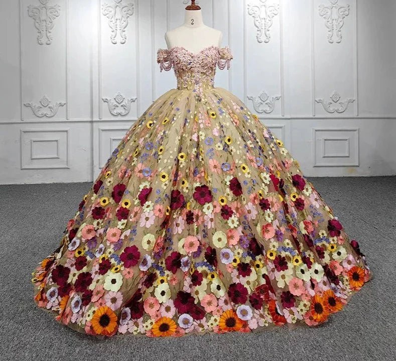 Floral Quinceanera Dresses