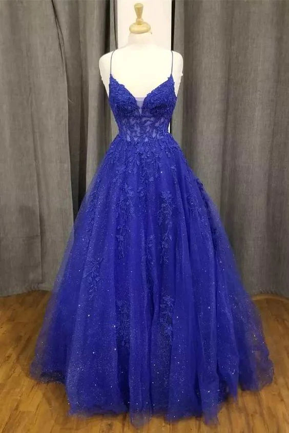 2024 Royal Blue Prom Gown