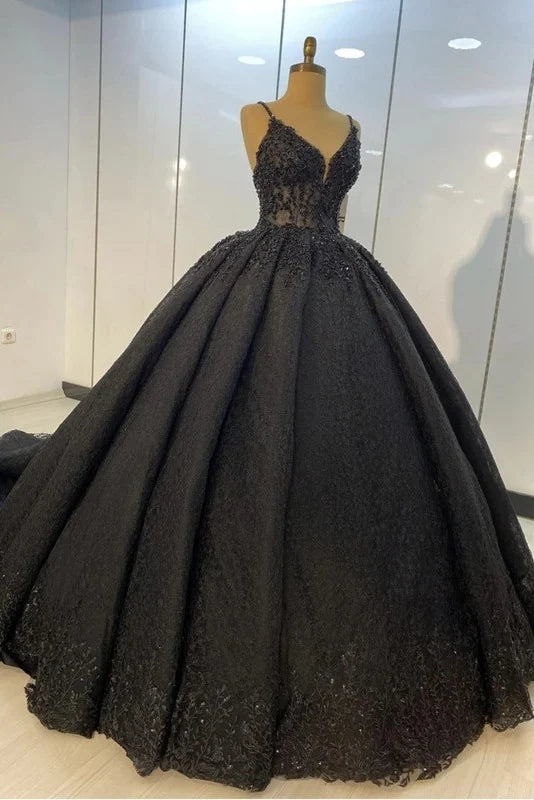black corset Wedding Dresses 2024