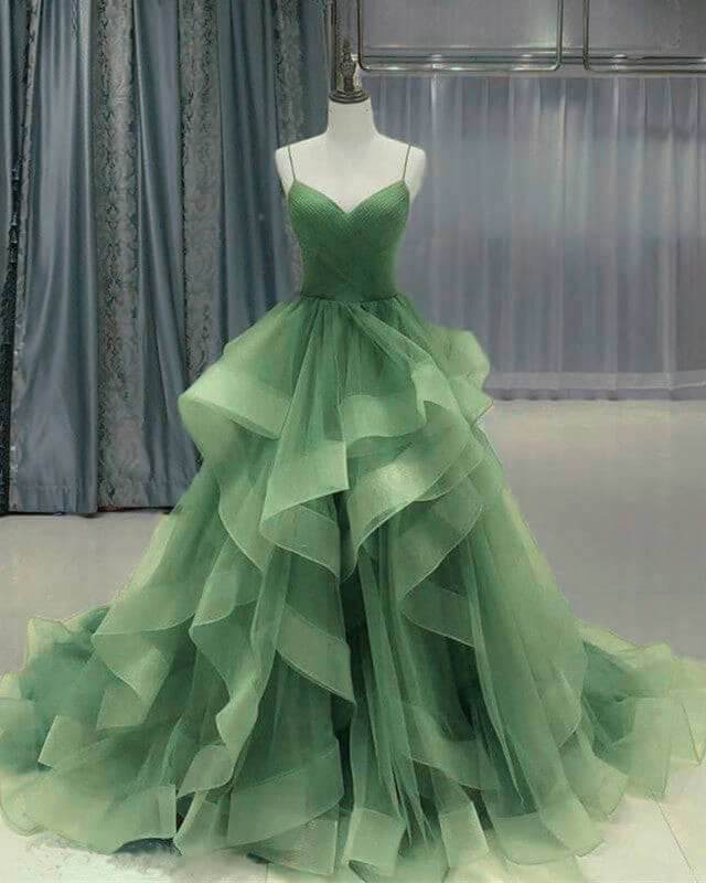 Cheap Sage Green Quinceanera Dresses