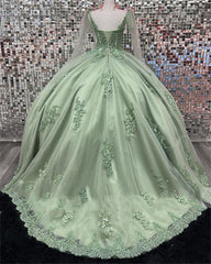 2024 Cheap Sage Quinceanera Dresses Lace Straps Green Sweet 16 Dresses Appliques