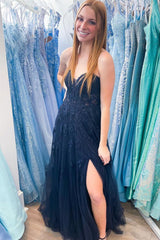 Floral Hot Pink 2024 Prom Dresses A-line Long Strapless Appliques - MyChicDress
