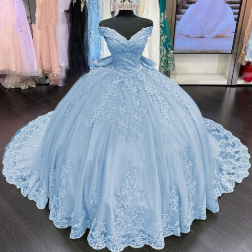 Gold Quinceanera Dresses White And Blue Royal Blue Quinceanera