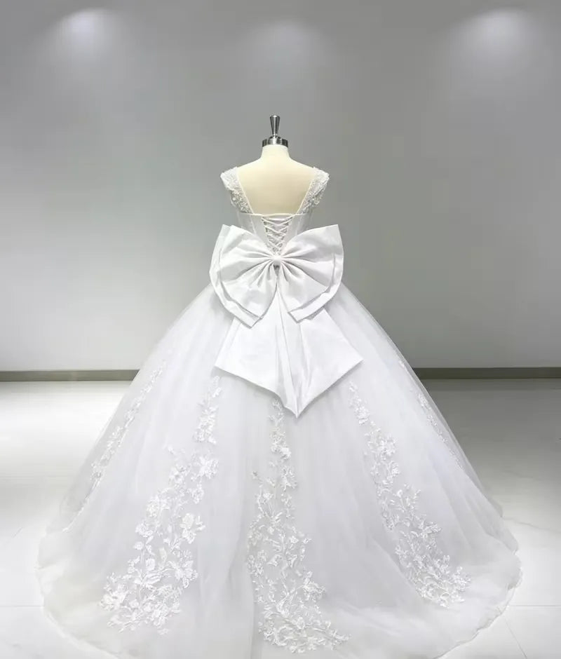 Lace Cheap White Quinceanera Dresses Off-Shoulder Beaded