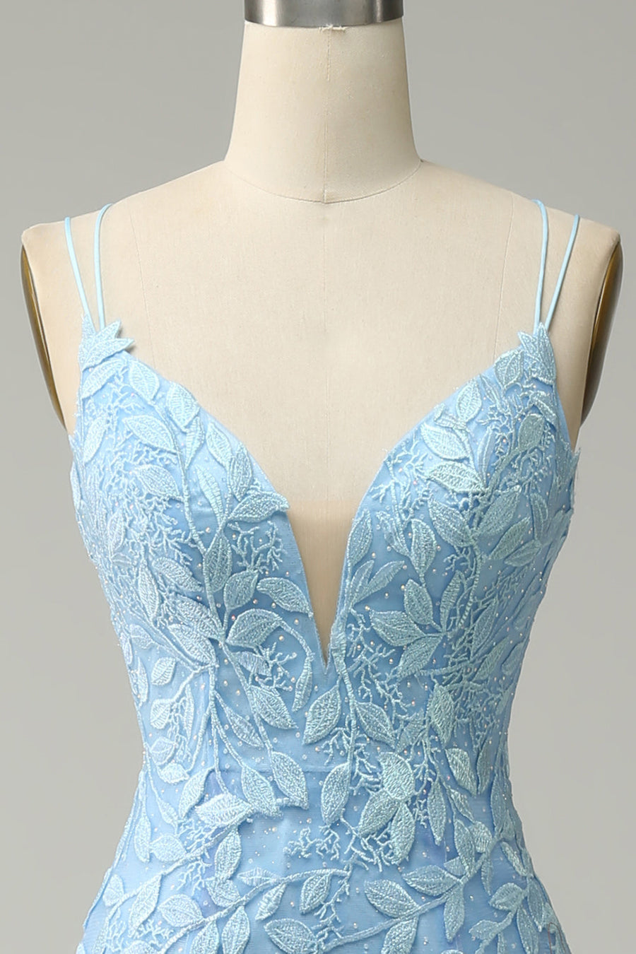 Purple Violet Lace Applique Prom Dress Long Mermaid Evening Gown UK - MyChicDress