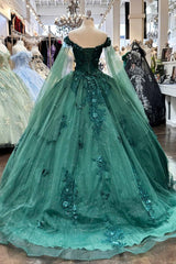 Red 3D Flower Vintage Quinceanera Dresses Applique Vestidos De 16 Anos - MyChicDress