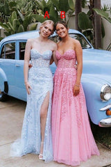 Strapless Lace Formal Dress Long Mermaid with Appliques