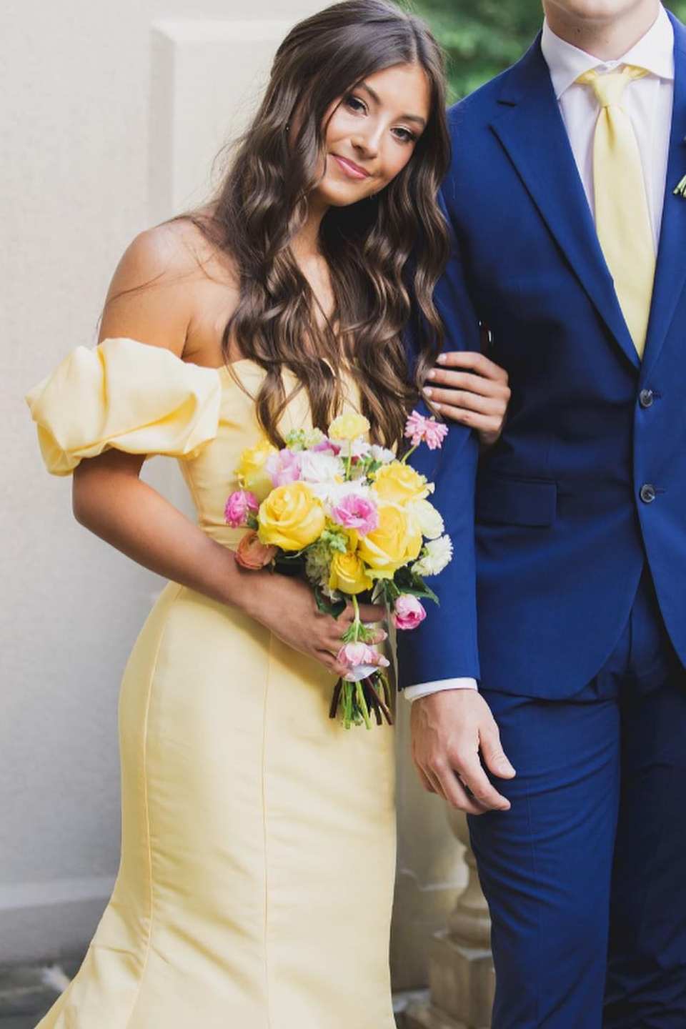 bridesmaid dresses royal blue and yellow Flower Yellow And Royal Blue Bridesmaid Dresses Royal Blue, Yellow, White Wedding Bouquet Made W/real