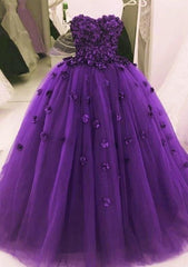 Sweetheart Tulle Green Quinceanera Dresses With Flowers Wedding Gowns