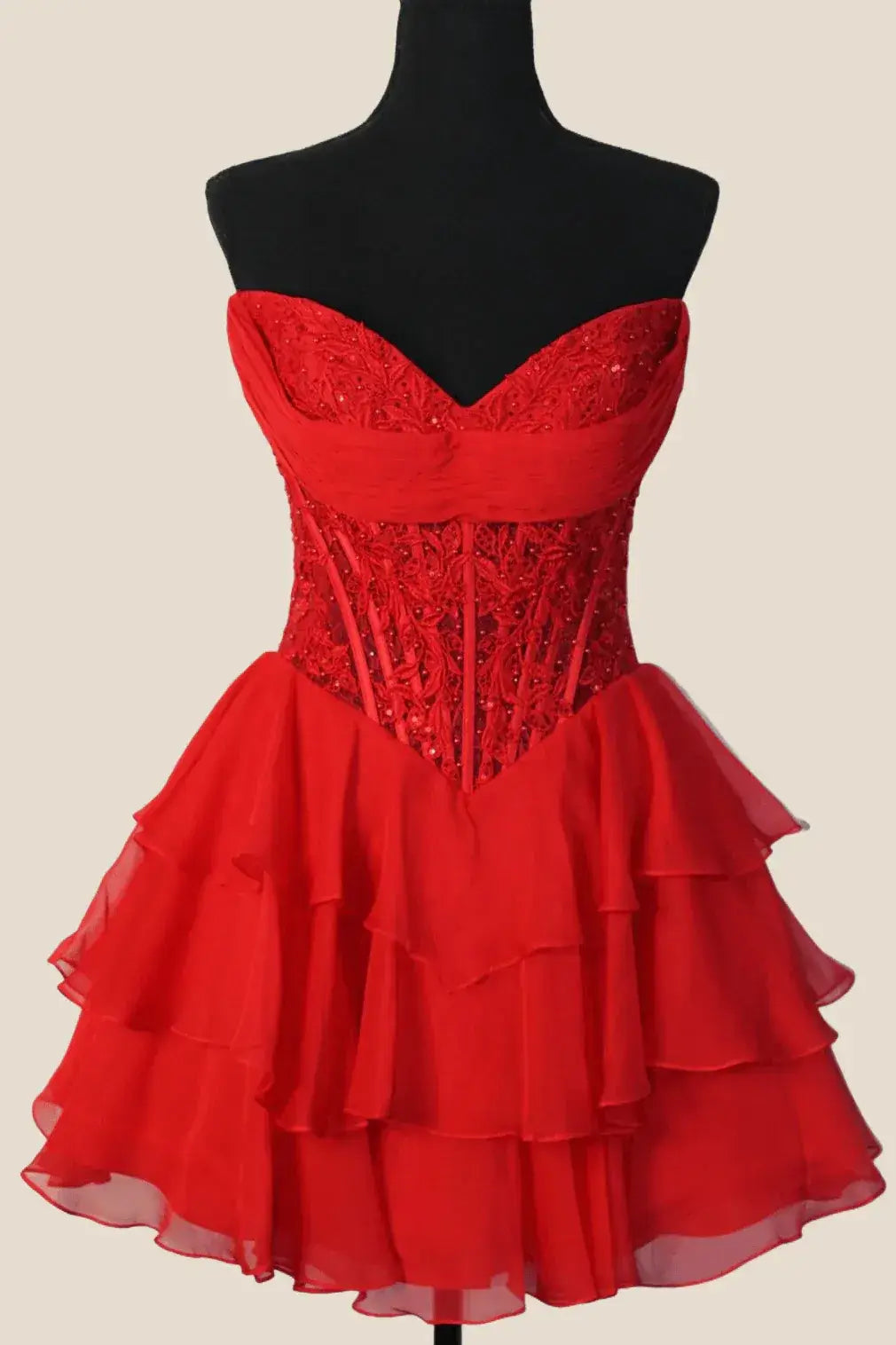 A Line Yellow Short Prom Dress Lace Ruffles Hoco Dress