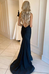 2025 Long Prom Dress Purple Halter Mermaid Wedding Guest Dress