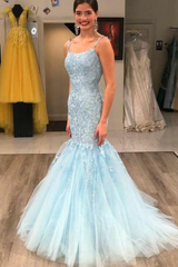 Red Lace Prom Dresses Mermaid Evening Gown UK with Ruffles