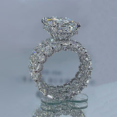 Cheap 925 Sterling Silver Engagement Ring Set